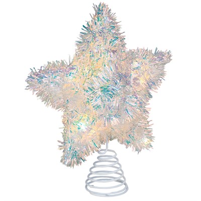 Звезда на бат. с мишурой 25*30 см FG250327565C-2 - фото 62795521