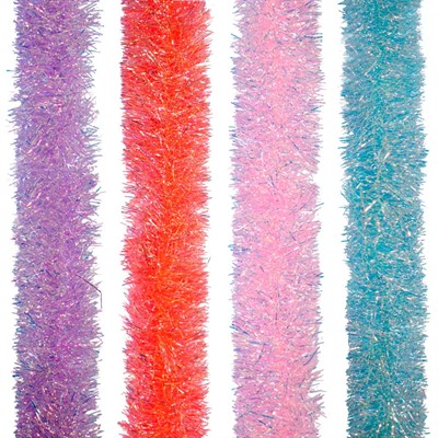 Мишура 2м, 9см FG250327366C цвет в ассорт. - фото 62795561