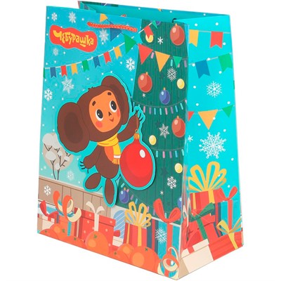 Пакет Чудо праздник аппликация Союзмультфильм l Чебурашка новогодний PL-130561-CH - фото 62795689