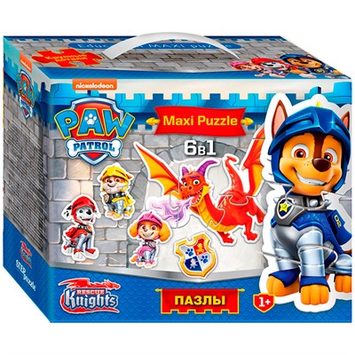 Пазл 6 в 1 Щенячий патруль 68005 Степ - фото 62795844