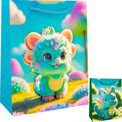 Пакет 18*23*9 см Звери 141V-1029 - фото 62796112