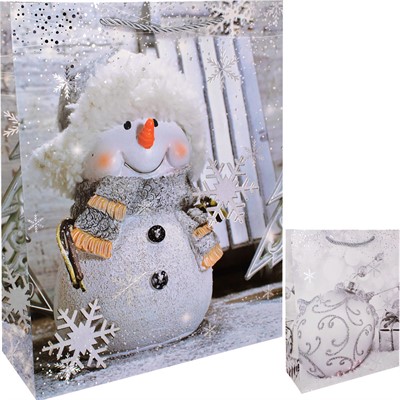 Пакет новогодний 26*32*10 см 141V-1074 - фото 62796209