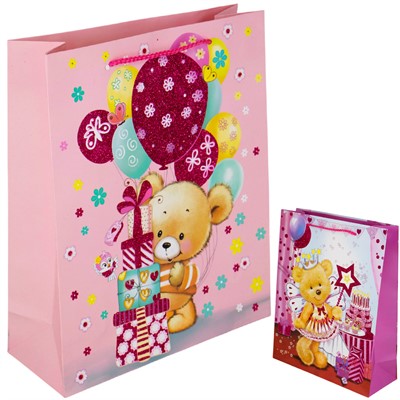 Пакет 26*32*10 см Мишки 141V-1045 - фото 62796231