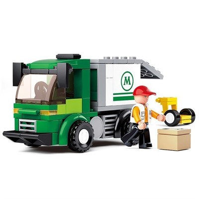 Конструктор Авиация 38-0368 Мусоровоз в коробке - фото 62796276