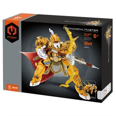 Конструктор 6847 Герой 2 в 1 344 дет. в коробке - фото 62796311