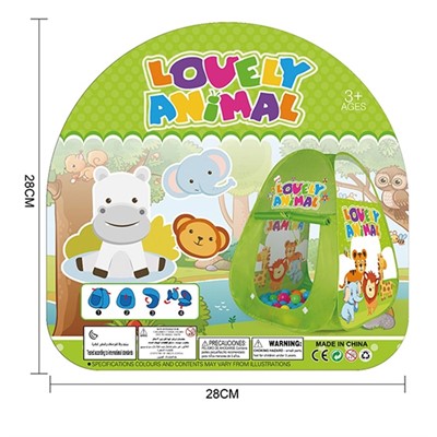 Домик игровой нейлон 888-041 в сумке - фото 62796325