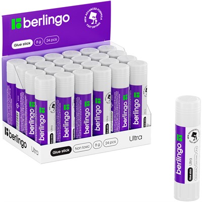 Клей карандаш 8 гр. Berlingo Ultra К1510 - фото 62796492