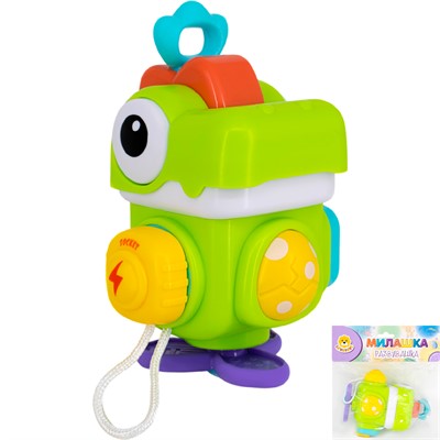 Развивающая игрушка Levatoys MKBY329 Крокодил зеленый в пак. - фото 62796604
