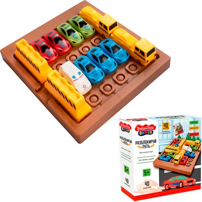 Игра настольная "Разблокируй путь" Baby toys 70036 - фото 62796622