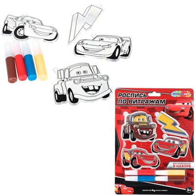 Набор для творчества Витражи Тачки MultiArt SUNCARS-125282 - фото 62798965