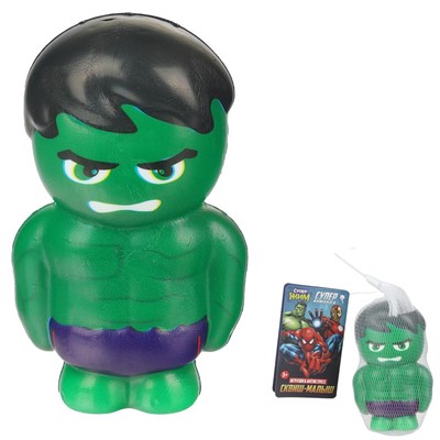 Игрушка антистресс Сквиш малыш, супер герои салатовый Супер Жим JN-SN02-HLK-RU - фото 62799017