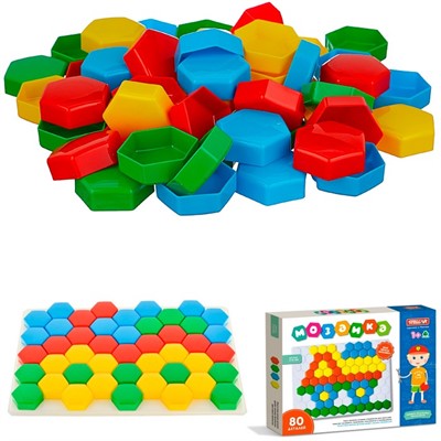 Мозаика d 40мм 80 дет 01009 Стеллар /10/ - фото 62799236