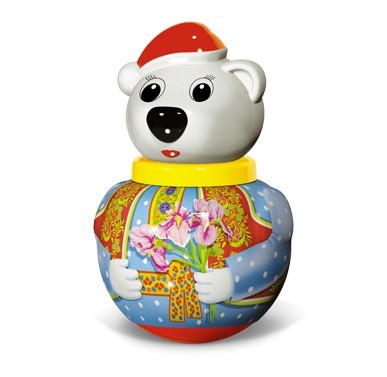 Неваляшка Белый медведь Тема мал. 01739 п/п /14/ - фото 62799245