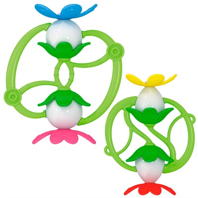 Погремушка прорезыватель Двойняшки  02148 - фото 62799270