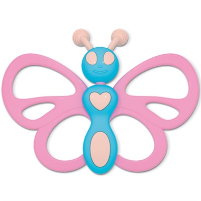 Погремушка прорезыватель Бабочка 02182 /24/ - фото 62799274