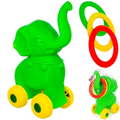 Кольцеброс Слон на колесах ТС-05-063 /14/ - фото 62799278