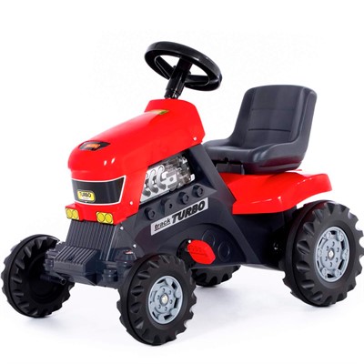Каталка трактор с педалями Turbo (красная) 52674 П-Е /1/ - фото 62799426