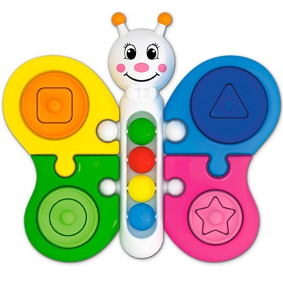 Логическая игрушка Бабочка 02174 - фото 62799656