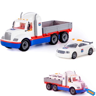 Автомобиль Майк бортовой + автомобиль инерционный (в сеточке) 94322 - фото 62799815