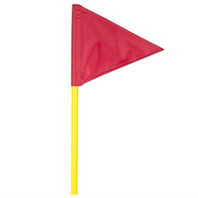 Палка гимнастическая с флажком 106см У789 /20/ - фото 62800073