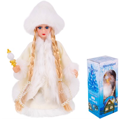 Снегурочка 30см муз. 141V-524 русс.озв. - фото 62800168