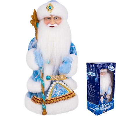 Дед Мороз 30см муз. 23A12-12 русс.озв. - фото 62800188