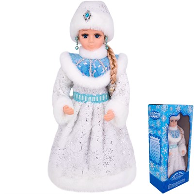 Снегурочка 40см муз. 22B02-16 русс.озв. - фото 62800206