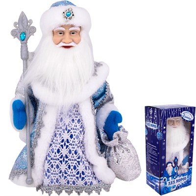 Дед Мороз 30см муз. 20A01-12 русс.озв. - фото 62800209