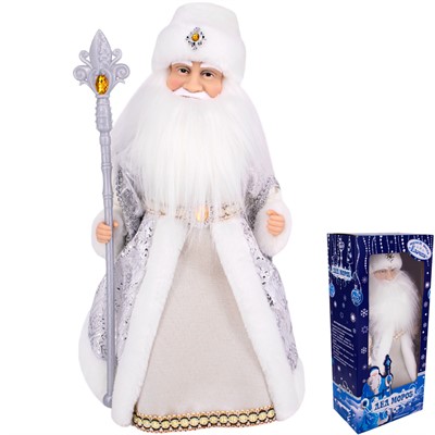 Дед Мороз 40см муз. 23A18-16 русс.озв. - фото 62800264