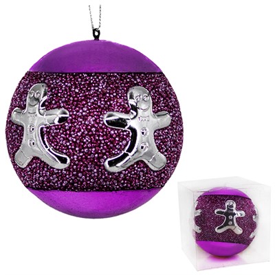 Шар 50522 розовый с рис. 8см. 1шт. - фото 62800306