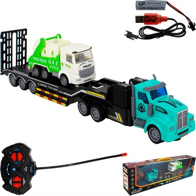 Автовоз на р/у Young Racer MK200-15 с мусоровозом в кор. - фото 62800446