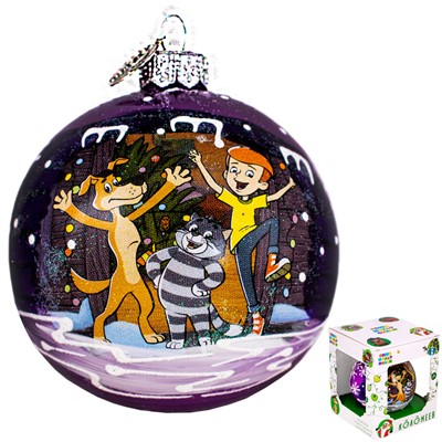 Шар 80мм Веселые друзья КУ-80-234088 - фото 62800543