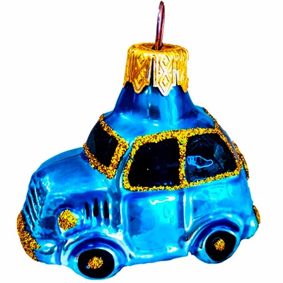 Елочное украшение Автомобиль ЗАЗ красный h-6 см ФУ-324/1 - фото 62800588