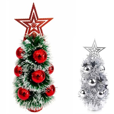 Елка 30см из мишуры с шарами FG240517145M - фото 62800693