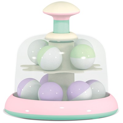 Юла карусель с шариками. Коллекция «Карамель» 02110 - фото 62800712