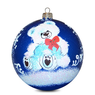 Шар 80мм Мишка с бантом - фото 62801012