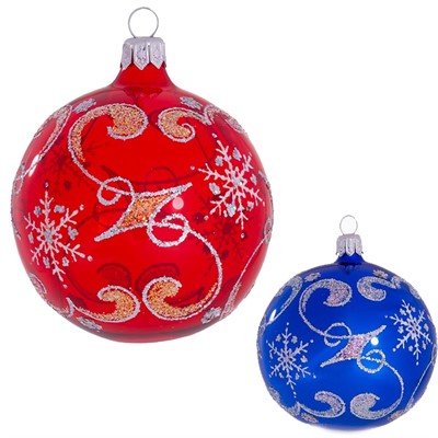 Шар 75мм Снежный вихрь С2246 - фото 62801017