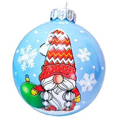 Шар 80мм Сказочный гномик КУ-80-224131 - фото 62801056