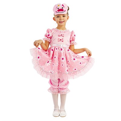 Карнавальный костюм Свинка Дуся р 116-60 /текстиль/Пуговка/ - фото 62801095