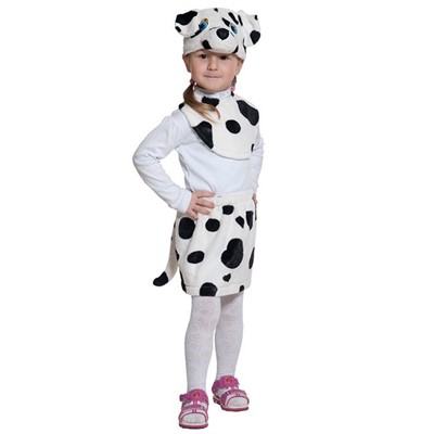 Карнавальный костюм Далматинка ЛАЙТ К р.92-116 /плюш/ - фото 62801098