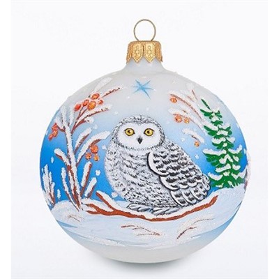 Шар 85мм Совушка С1993 - фото 62801110