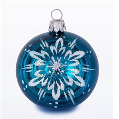 Шар 60мм Снежинка С31 б/уп - фото 62801111