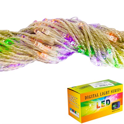 Электрическая гирлянда Занавес 240л LED 2х2м 141V-179 - фото 62801121