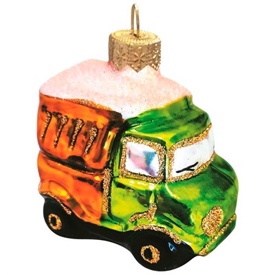 Елочное украшение Грузовичок h-7см ФУ-451 - фото 62801140