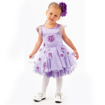 Карнавальный костюм Фиалка р 110-56 /текстиль/Пуговка/ - фото 62801207