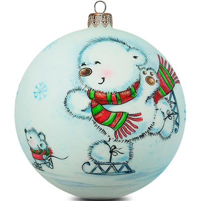 Шар 100 мм Друзья на катке - фото 62801216