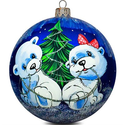 Шар 100 мм Мишура - фото 62801225