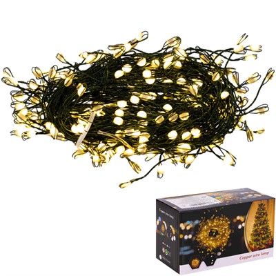 Электрическая гирлянда 10м 300 ламп FG240519068Q 8 реж. - фото 62801346