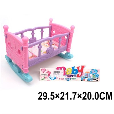 Кроватка для куклы  810A в пак. - фото 62801481