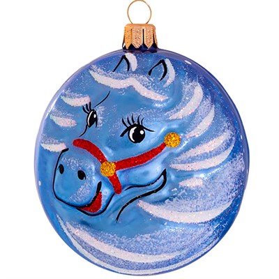 Елочное украшение Фигурка Зодиак Лошадка С1151 - фото 62801751